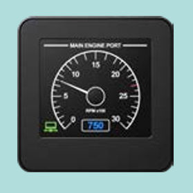 Schiffsmonitor - Commander Vision 350 - Radio Zeeland DMP - Multifunktion / 3,5'' / mit Touchscreen