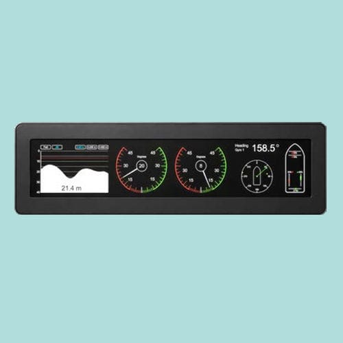 Schiffsmonitor - Commander Vision 1900 - Radio Zeeland DMP - Multifunktion / 19" / mit Touchscreen