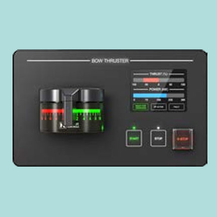 Bedienfeld für Boot - Commander 365  - Radio Zeeland DMP - für Strahlruder / mit Touchscreen