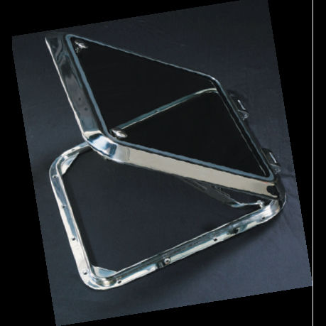 Deckluke für Boot - H6531 Series - Hood Yacht Systems - quadratisch / öffnend / Edelstahl
