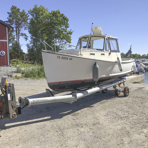 Anhänger für Materialumschlag - SW5 - ROODBERG - für das Zuwasserlassen / für Boot / für Werft