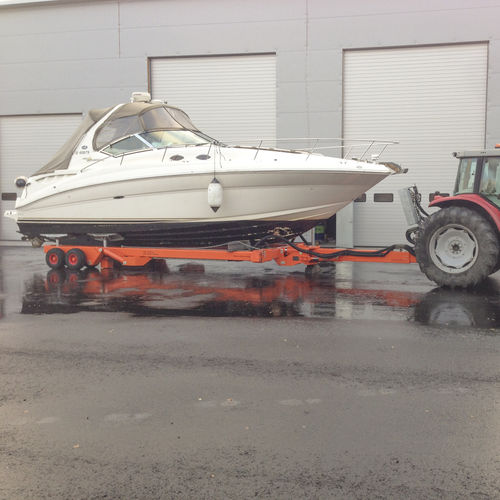 Anhänger für Schwerlasttransporte - HBC25L - ROODBERG - für das Zuwasserlassen / für Boot / für Werft