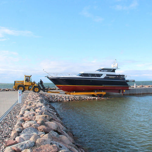 Anhänger für Schwerlasttransporte - RBT30 - ROODBERG - für das Zuwasserlassen / für Boot / für Werft