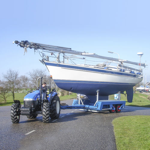 Anhänger für Materialumschlag - CT18 - ROODBERG - für Boot / für Werft / 2-Achsen