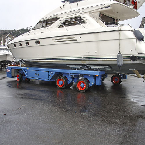 Anhänger für Materialumschlag - PCT60 - PSM60 - ROODBERG - für Boot / für Werft / mehr als 6 Achsen