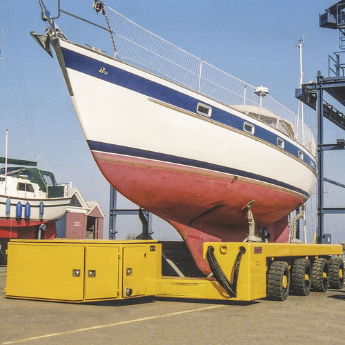 Anhänger für Materialumschlag - PCT80 - PSM80 - ROODBERG - für Boot / für Werft / 8-Achsen
