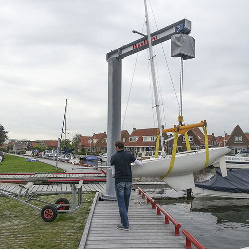 Kran für Werft - SPC 2.0 - ROODBERG - für Yachthafen / Ausleger / Einschienenbahn