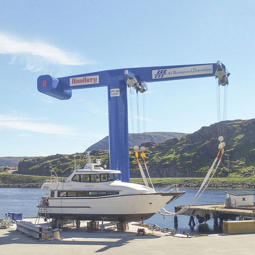 Hafenkran - SPC 80-4E CW - ROODBERG - für Werft / für Yachthafen / Schwerlast