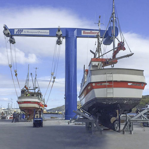 Hafenkran - SPC 100-4E CW - ROODBERG - für Werft / für Yachthafen / Schwerlast