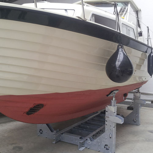 Motorboot-Bootsgestell - Four Point - ROODBERG - verstellbar / 4-Punkt Auflage / transportierbar