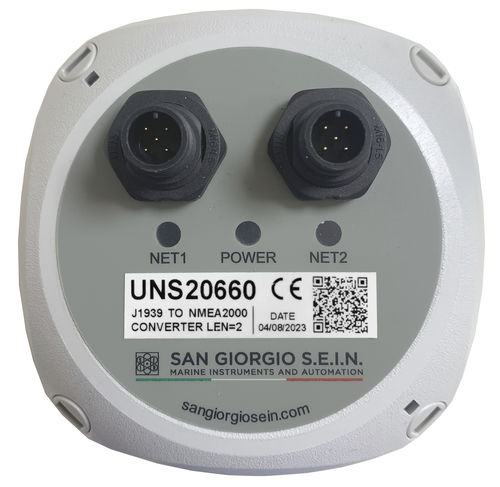 Signalkonverter - Single Engine - San Giorgio S.E.I.N srl - analog / NMEA / für Marineanwendungen