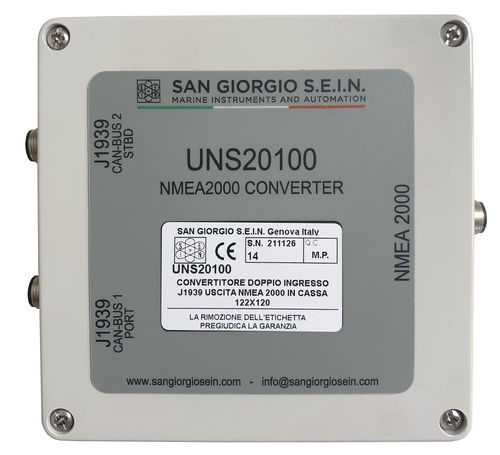 Signalkonverter - Double Engine - San Giorgio S.E.I.N srl - analog / NMEA