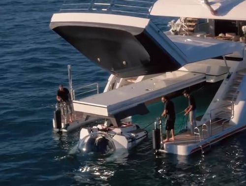 Davit für Yacht - ST - Sanguineti Chiavari produzione articoli nautici s. - manuell / motorisiert / Teleskop