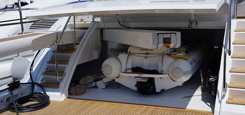 Kran für Yacht - Sanguineti Chiavari produzione articoli nautici s. - Teleskop / hydraulisch