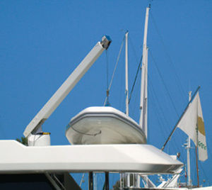 Davit für Boot - Sanguineti Chiavari produzione articoli nautici s. - für Yacht / hydraulisch / Teleskop