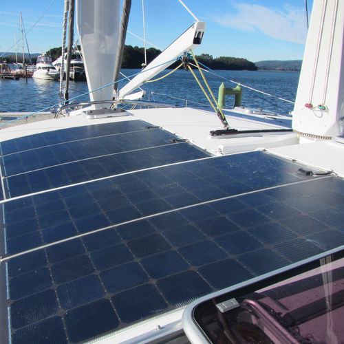 Flexibles Solarpanel - POWER M-SERIES - SOLARA - monokristallines Silicium / für Boot