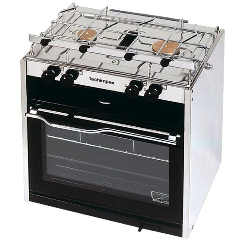 Herd und Ofen für Boot - MASTERGRILL - Techimpex - Gas / 2-flammig / mit Grill