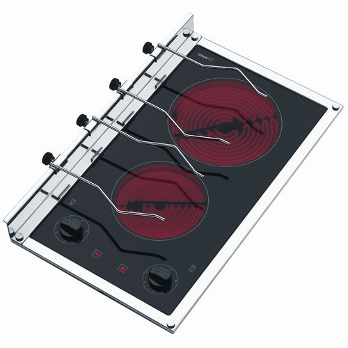 Glaskeramik-Kochplatte - CRYSTAL2 - Techimpex - für Boot / 2-flammig