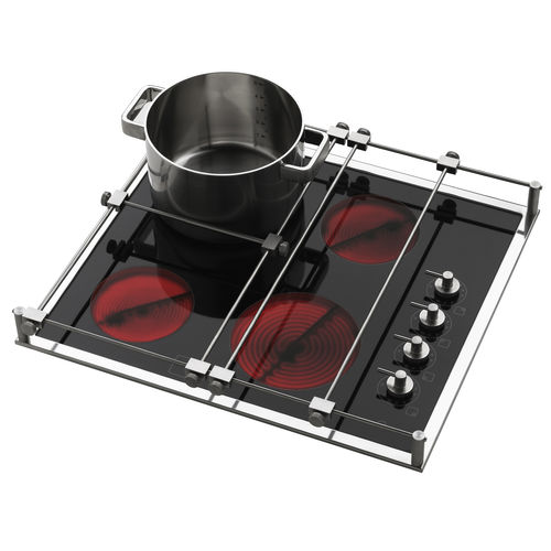 Glaskeramik-Kochplatte - CRYSTAL4GNT - Techimpex - für Boot / 4-flammig