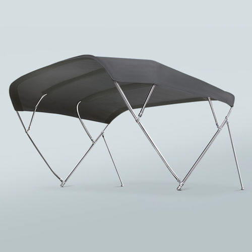 Bimini-Top für Motorboot - FLY INOX - Tessilmare Srl - für Ruderhaus / mit Edelstahlstruktur