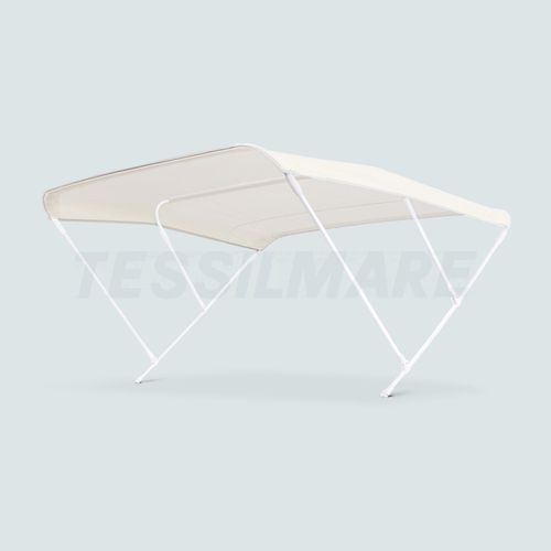 Bimini-Top für Boot - BIMINI - Tessilmare Srl - für Ruderhaus / Aluminiumstruktur