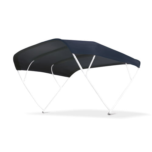 Bimini-Top für Motorboot - SIXTY - Tessilmare Srl - für Ruderhaus / Aluminiumstruktur