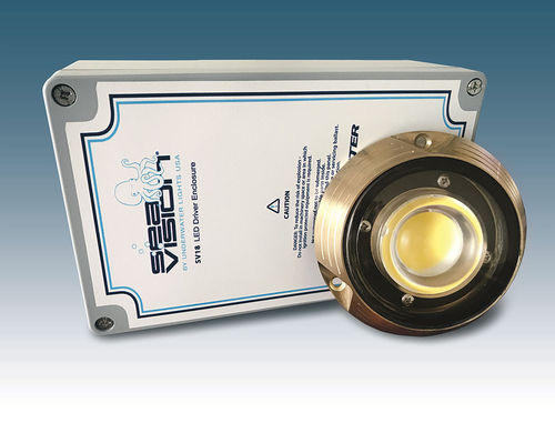 Unterwasserbeleuchtung für Boot - SV60 RGB - Underwater Lights - Sea Vision - LED / für Oberflächenmontage / Bronze