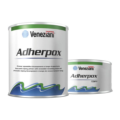 Grundierung für Boote - ADHERPOX - Veneziani Yachting - Mehrzweck / Zweikomponenten / mit Rostschutz
