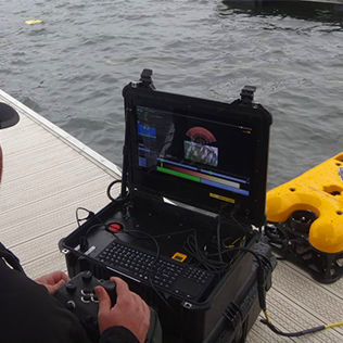 Steuerpult für ROV - VideoRay