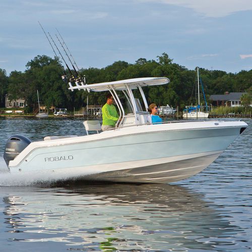 Außenborder-Konsolenboot - R222 - Robalo - mit Mittelkonsole / Sportfischer / max. 10 Personen
