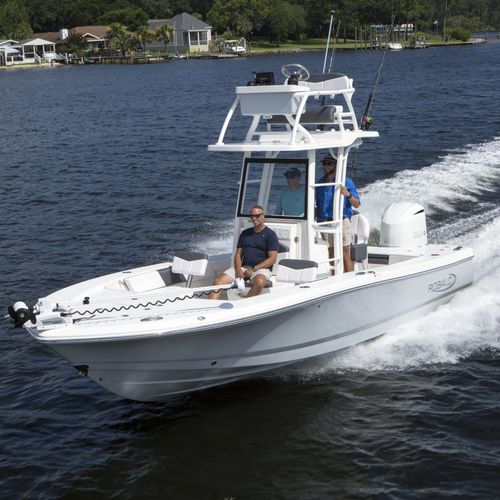 Bay-Boat / Außenborder - 246 CAYMAN SD - Robalo - mit Mittelkonsole / Flybridge / Sportfischer
