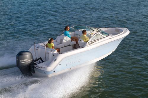 Außenborder-Runabout - R227 - Robalo - Bowrider / mit Doppelkonsole / Wakeboard