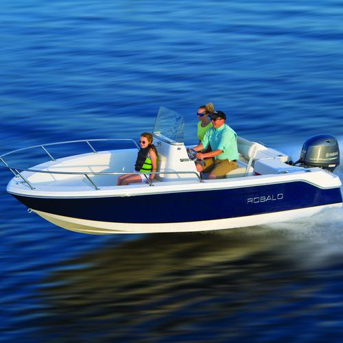 Außenborder-Konsolenboot - R160 - Robalo - mit Mittelkonsole / Sportfischer / max. 6 Personen