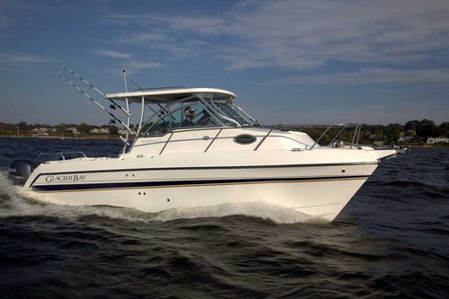 Cabin-Cruiser / Katamaran - Glacier Bay Edition 2770 - World Cat - Außenborder / zweimotorig / Hardtop