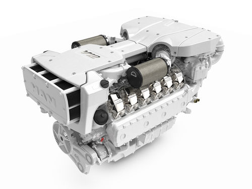 Innenbordmotor - V12-1800 - MAN Truck & Bus SE - Engines & Components - Diesel / für Freizeitschifffahrt / Common-Rail