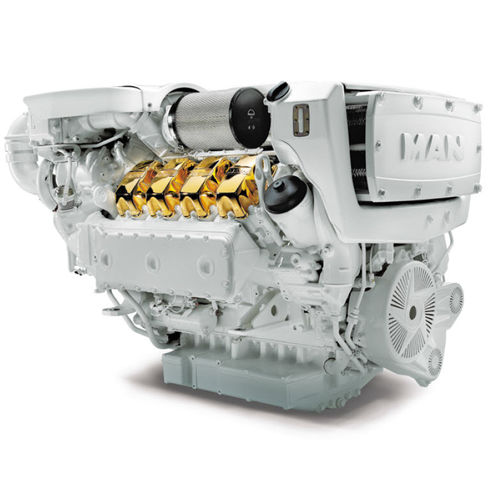 Innenbordmotor - V8 series - MAN Truck & Bus SE - Engines & Components - Diesel / für Freizeitschifffahrt / Turbolader