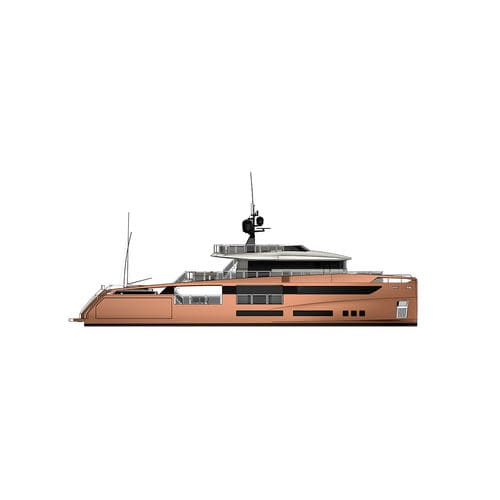 Superyacht für Kreuzfahrten - NEMO 33 - Ocea - Flybridge / 10 Kojen / senkrechter Bug
