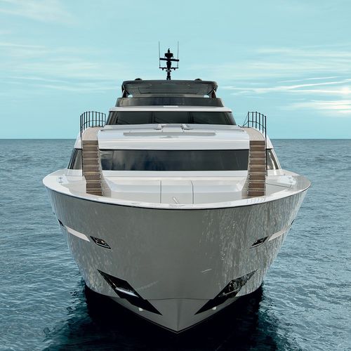 Superyacht für Kreuzfahrten - SL118 - Cantieri Navali San Lorenzo - Flybridge / 5 Kabinen / Verdränger Rumpf
