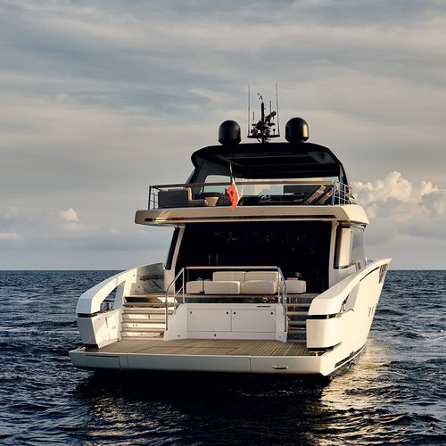 Motoryacht für Kreuzfahrten - SX88 - Cantieri Navali San Lorenzo - mit geschlossener Flybridge / IPS / 4 Kabinen