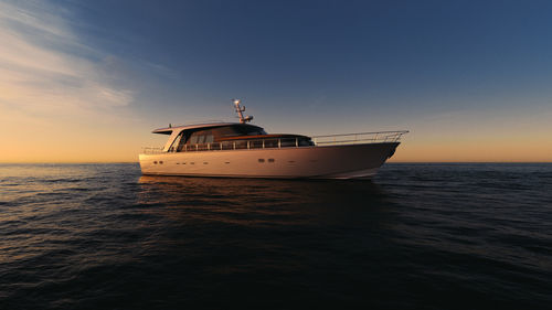 Motoryacht für Kreuzfahrten - SHE - Cantieri Navali San Lorenzo - modern / mit Steuerhaus / Innenborder