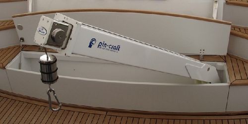 Davit für Boot - 38GSR2  - Pin-craft - hydraulisch / Teleskop / versenkbar