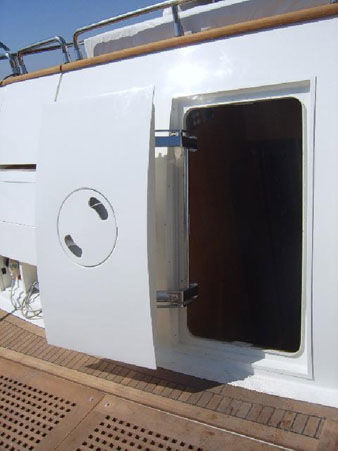 Tür für Boot - 63PP  - Pin-craft - für Yacht / Pantographen / wetterdicht