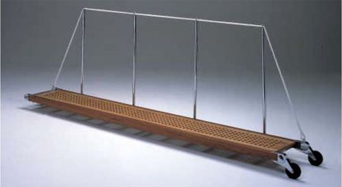 Gangway für Boot - CLASSIC - Pin-craft - manuell / Teakholz