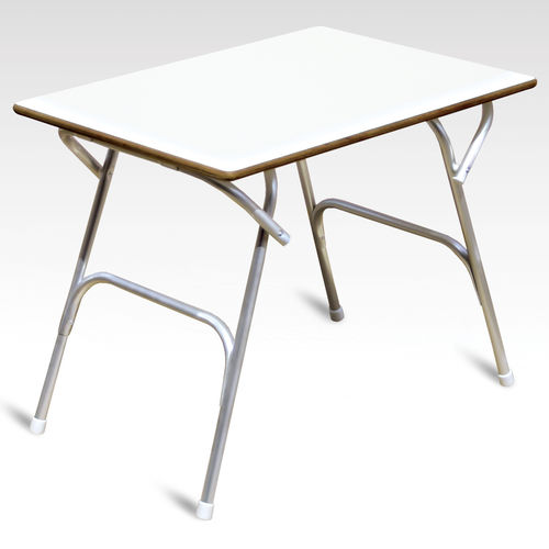 Klappbarer Cockpittisch - M400HFT - Forma Marine Furniture, LLC. - Teakholz / Sperrholz / Aluminium