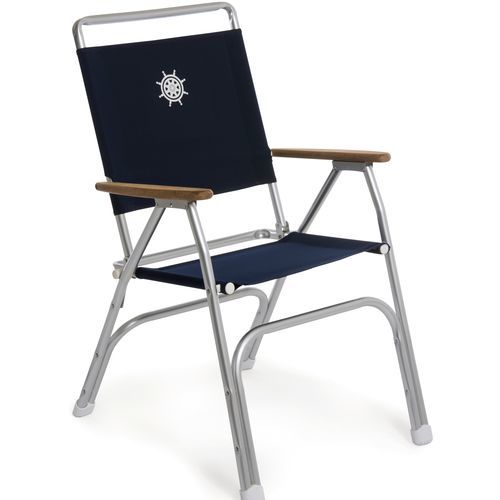 Standard Stuhl für Boot - M100LNB - Forma Marine Furniture, LLC. - für Yacht / klappbar / schwarz