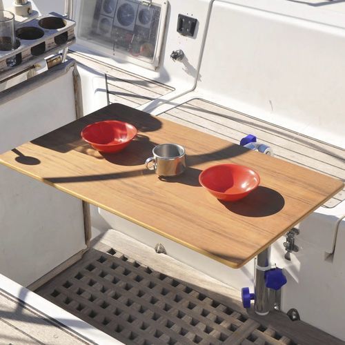 Sperrholztischplatte - S75125T - Forma Marine Furniture, LLC. - mit Teak bedeckt / Cockpit