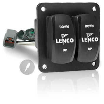 Schalter für Boot - 10222-201D - Lenco Marine - für Trimmsysteme / Schaukel