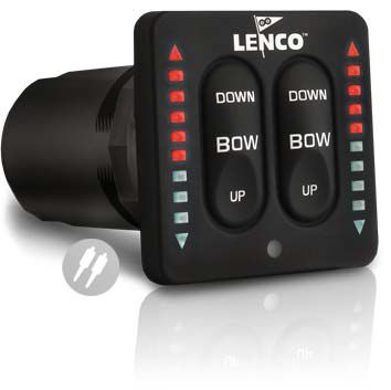 Schalter für Boot - 15171-001 - Lenco Marine - für Trimmsysteme / wasserdicht / LED