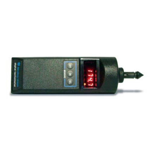 Digitaler Drehzahlmesser - RPM - BINDING UNION - für Boot / schwarz / 6 V