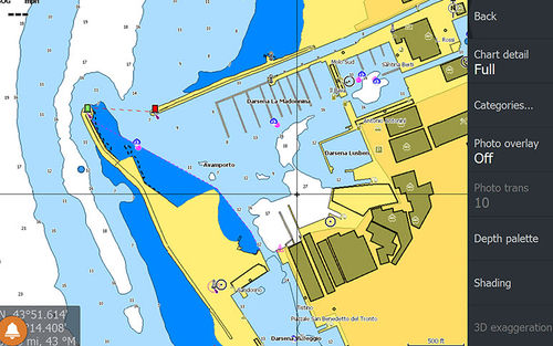 Digitale Seekarte - MAX-N+ - C-MAP - 3D